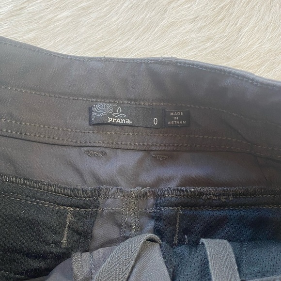 Prana Alana Shorts in a dark iron or grey color - Picture 6 of 10